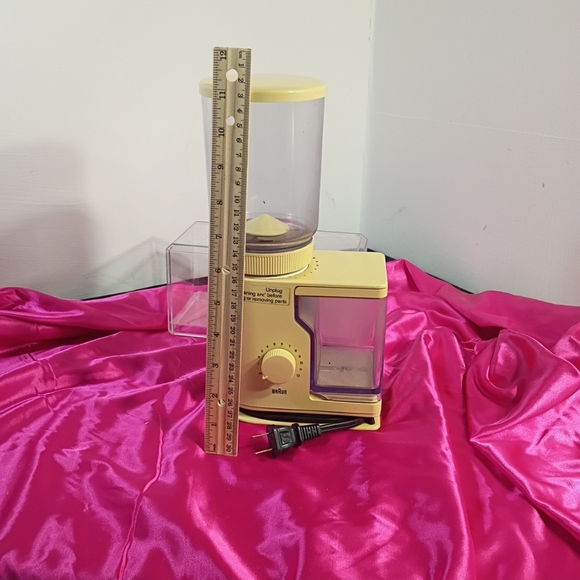 Vintage Braun 4045 Aromatic Burr Coffee Grinder Works Great Tested. - Picture 11 of 12